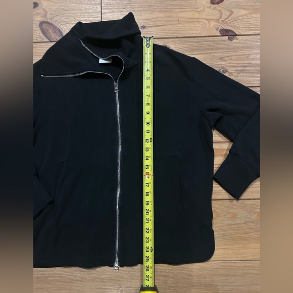 Varley Adair Zip Through Jacket Double Soft Size Large Black - Picture 11 of 13